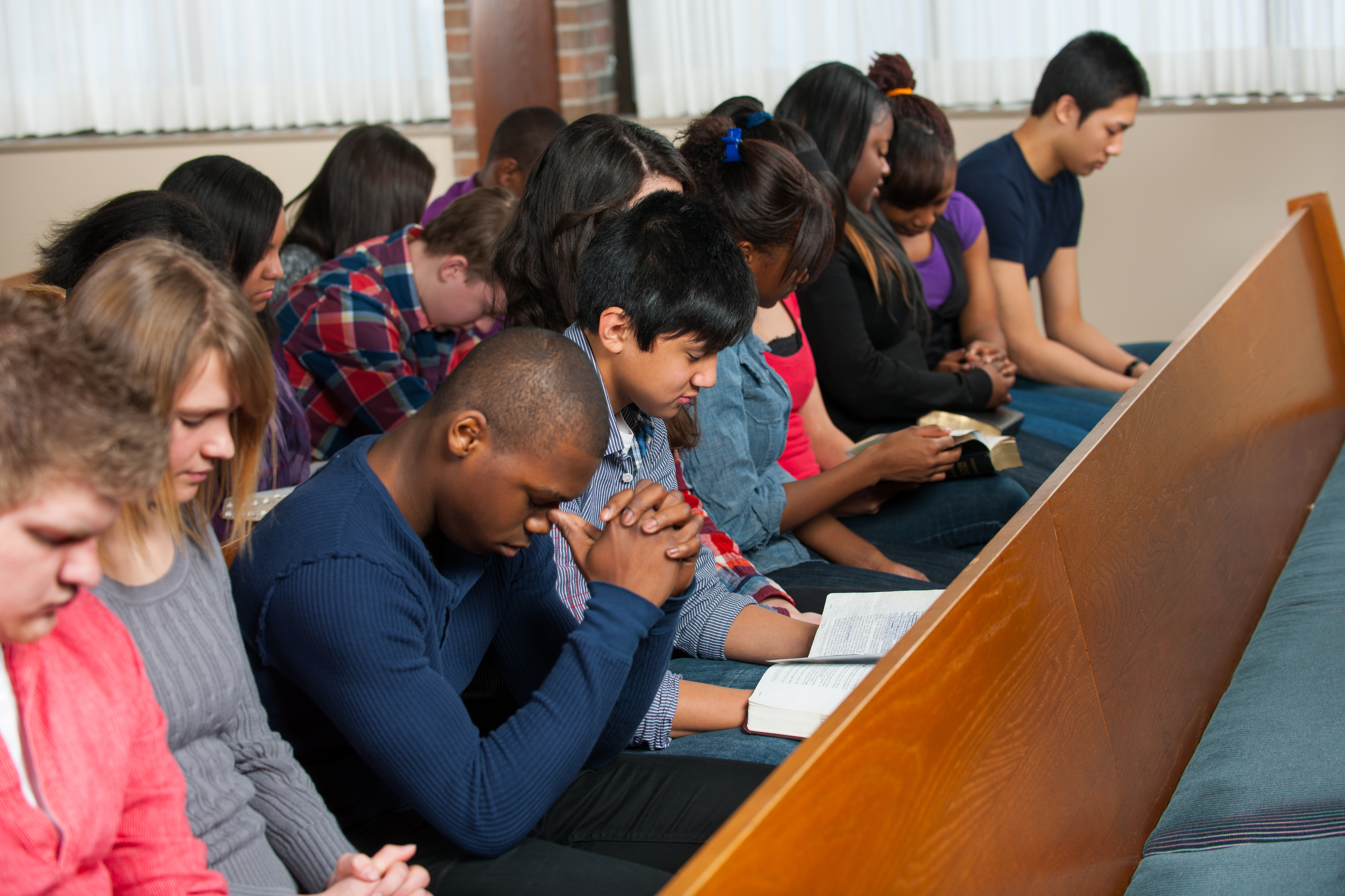 Teenagers at Youth Group